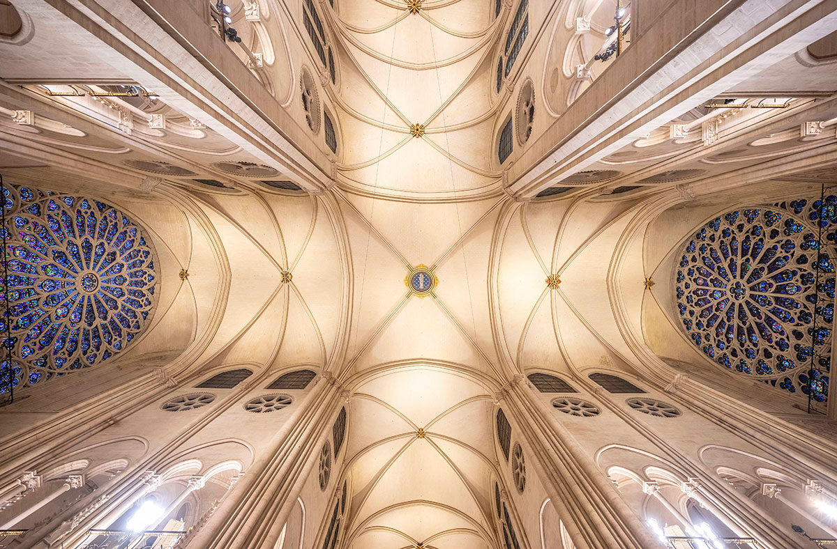 Notre-Dame erstrahlt im neuen Glanz vor der ersten Messe am 8.12.2024 (Foto: IMAGO/Blondet Eliot/ABACA)